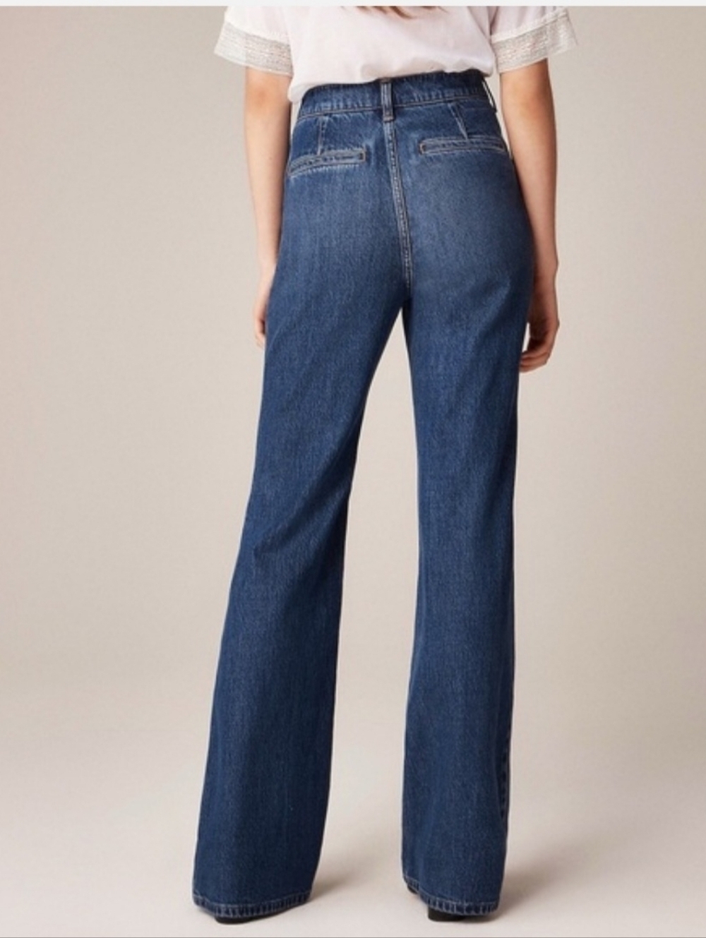 J.Crew 90s Flare Jeans Size 27 Medium Wash High Rise Retro Denim - Picture 11 of 11
